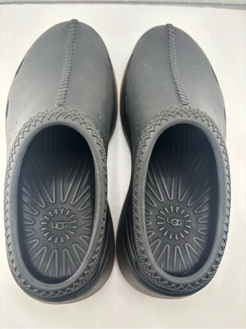 UGG Black Slip-On Foam Clogs